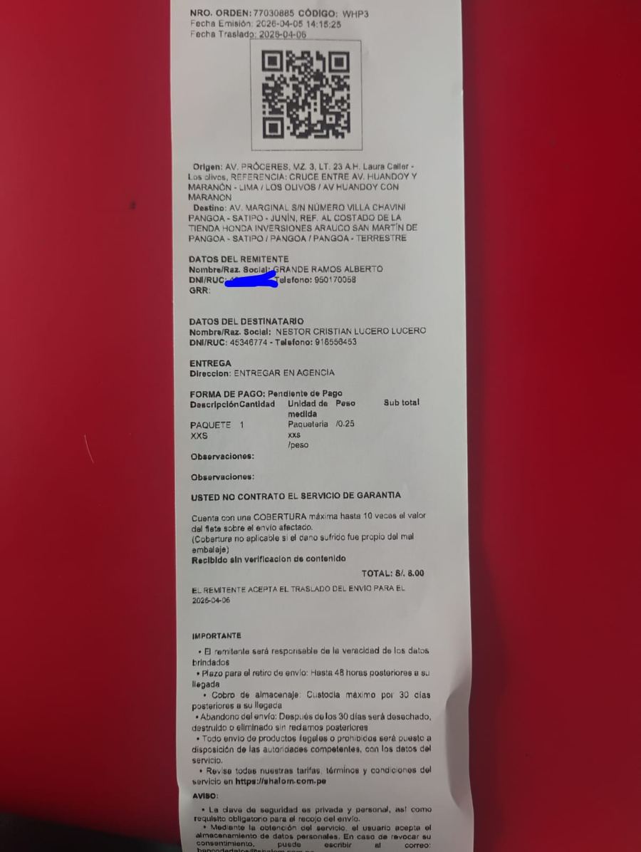 Envío real YuyoShop