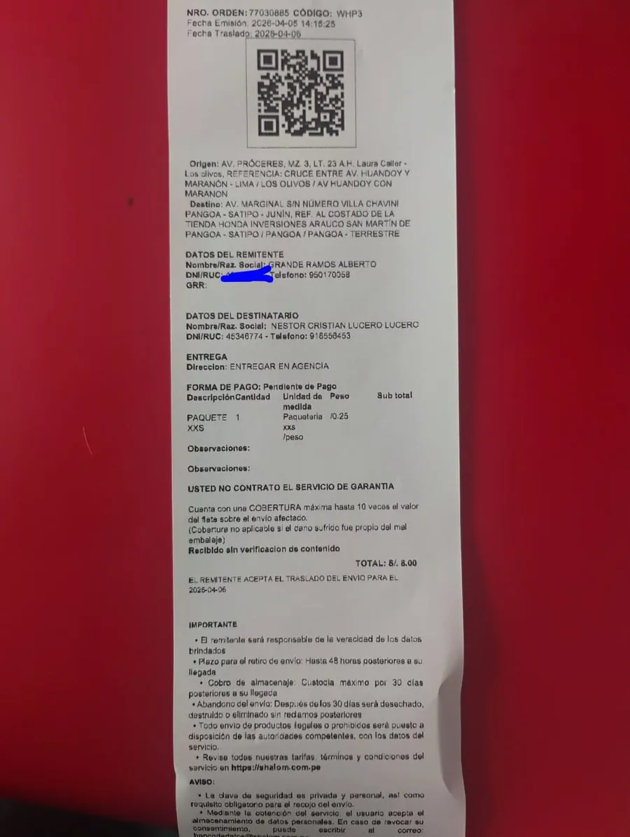 Envío real YuyoShop