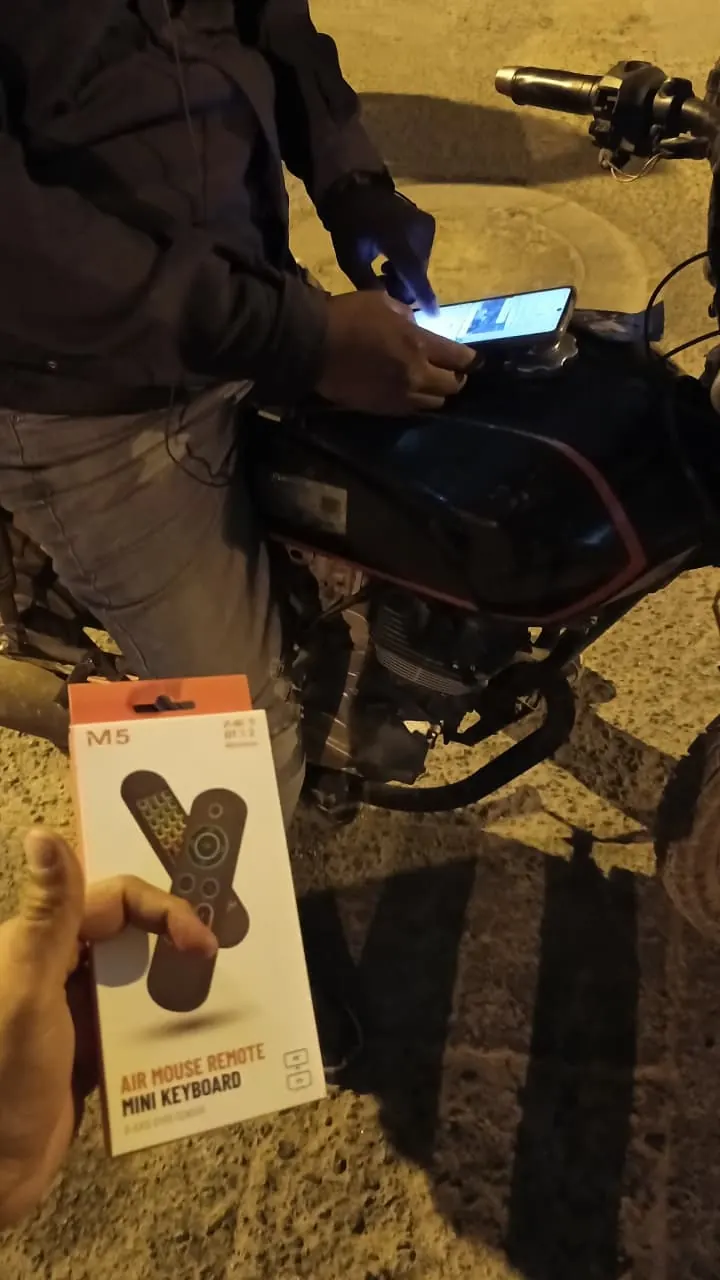 Entrega real YuyoShop - Mini Teclado Air Mouse M5