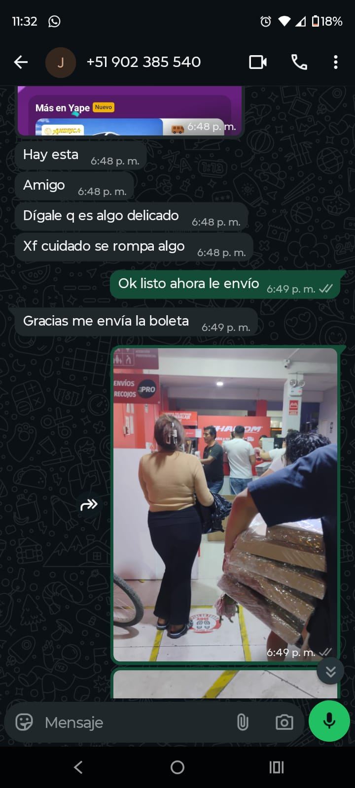 Entrega real YuyoShop