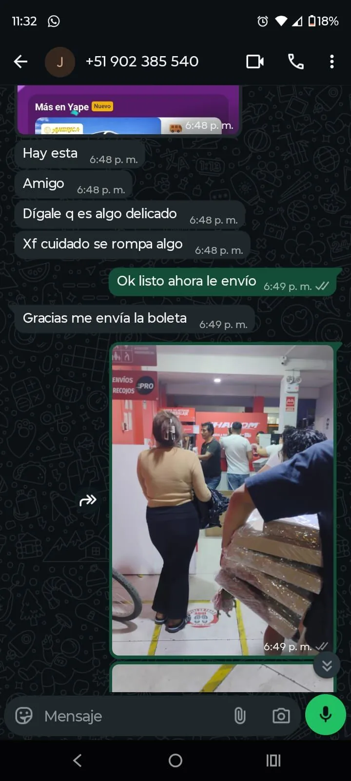 Entrega real YuyoShop